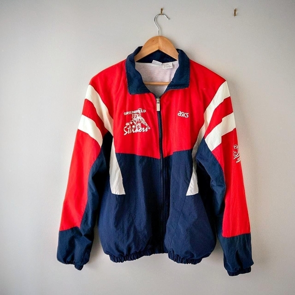 Asics Other - Asics Red and Blue Track Jacket